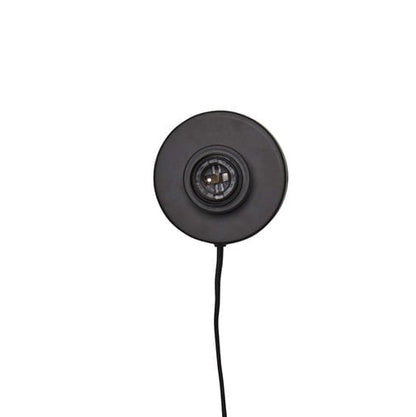 Applique Murale Zanzibar Rotin Tressé Noir 40 cm