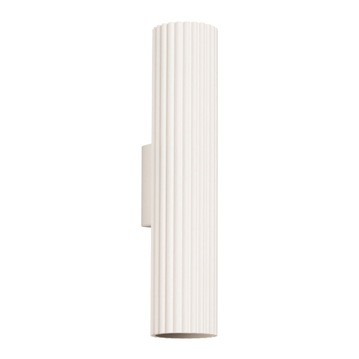 Applique Murale Oslo 30 cm en Aluminium Cannelé Beige