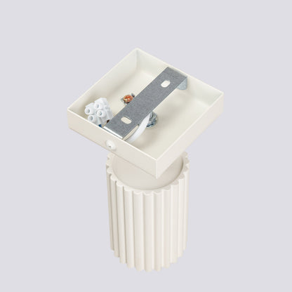 Applique Murale Orientable Oslo en Aluminium Cannelé Beige