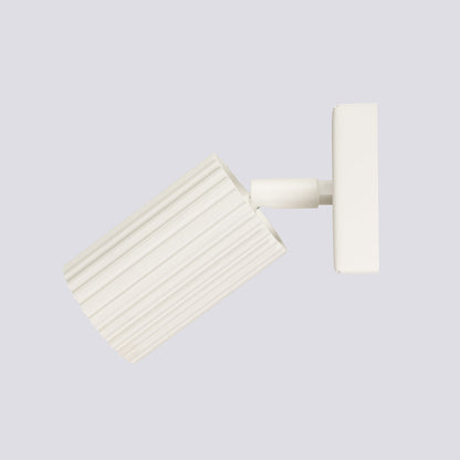 Applique Murale Orientable Oslo en Aluminium Cannelé Beige
