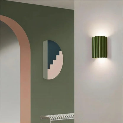 Applique Murale en Résine Cannelée