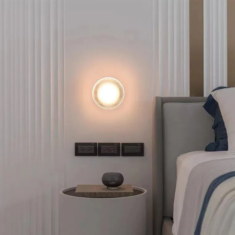 Applique Murale Ronde LED en Acrylique Opalin