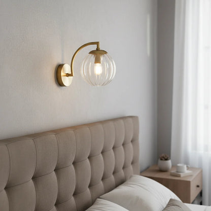 Applique Murale Boule en Verre