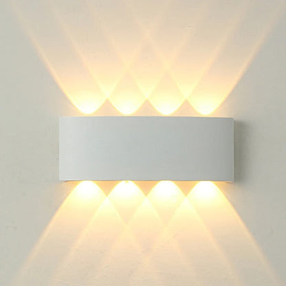 Applique Murale LED Aluminium Noir Étanche IP65