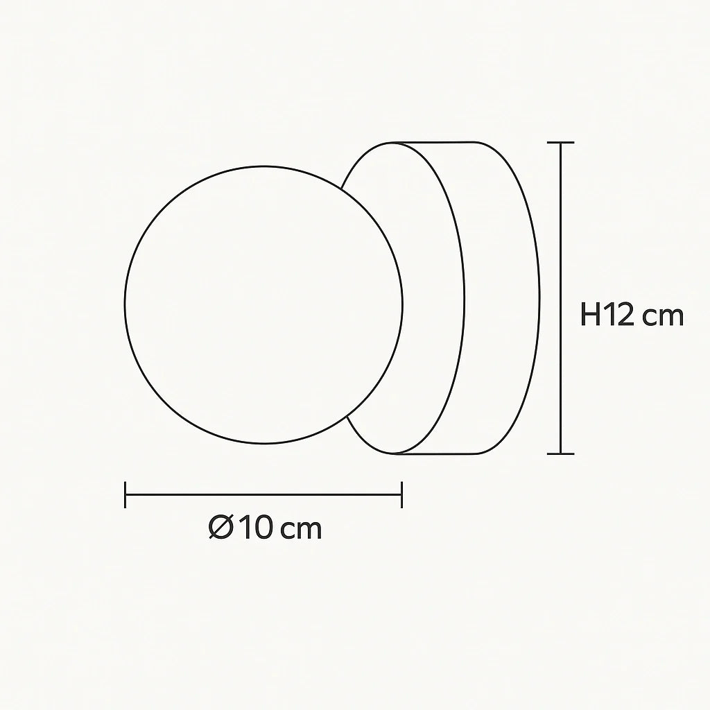 Applique Murale LED Boule Nordique