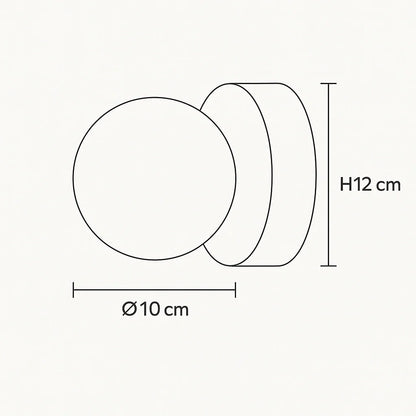Applique Murale LED Boule Nordique